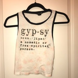 Forvever21 Gyspy Crop Top